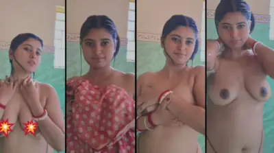 Beautifull Girl Taking Bath Rubbing her Boobs Viral Video