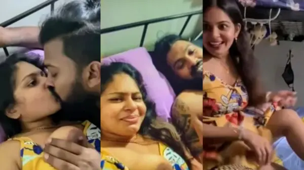 Desi Couple BF Licking her Boobs GF Sex Viral Video